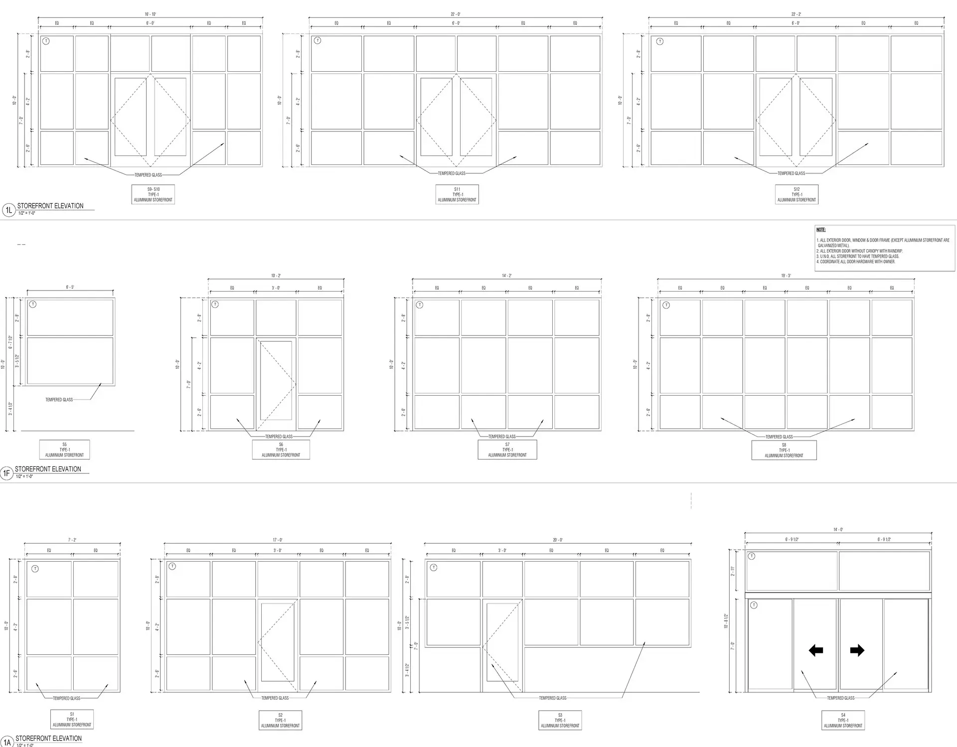 Storefront Elevations
